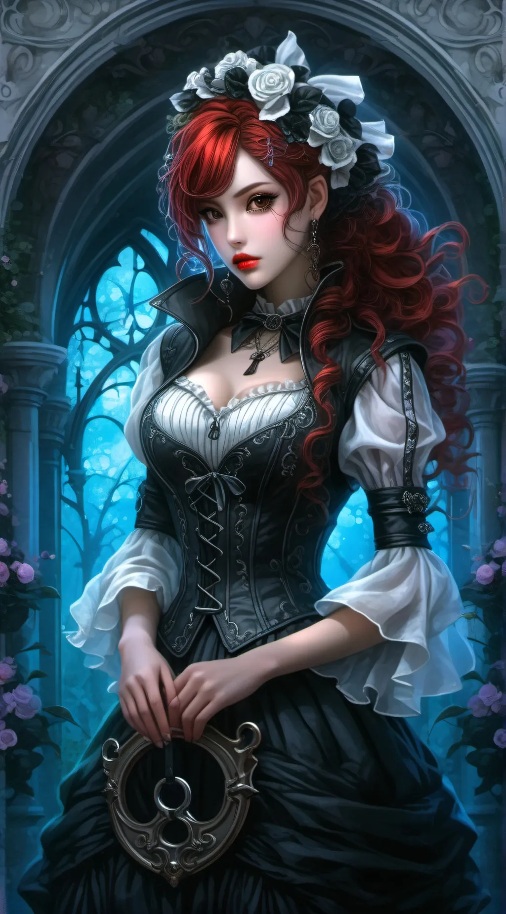 ai character: Katia  background