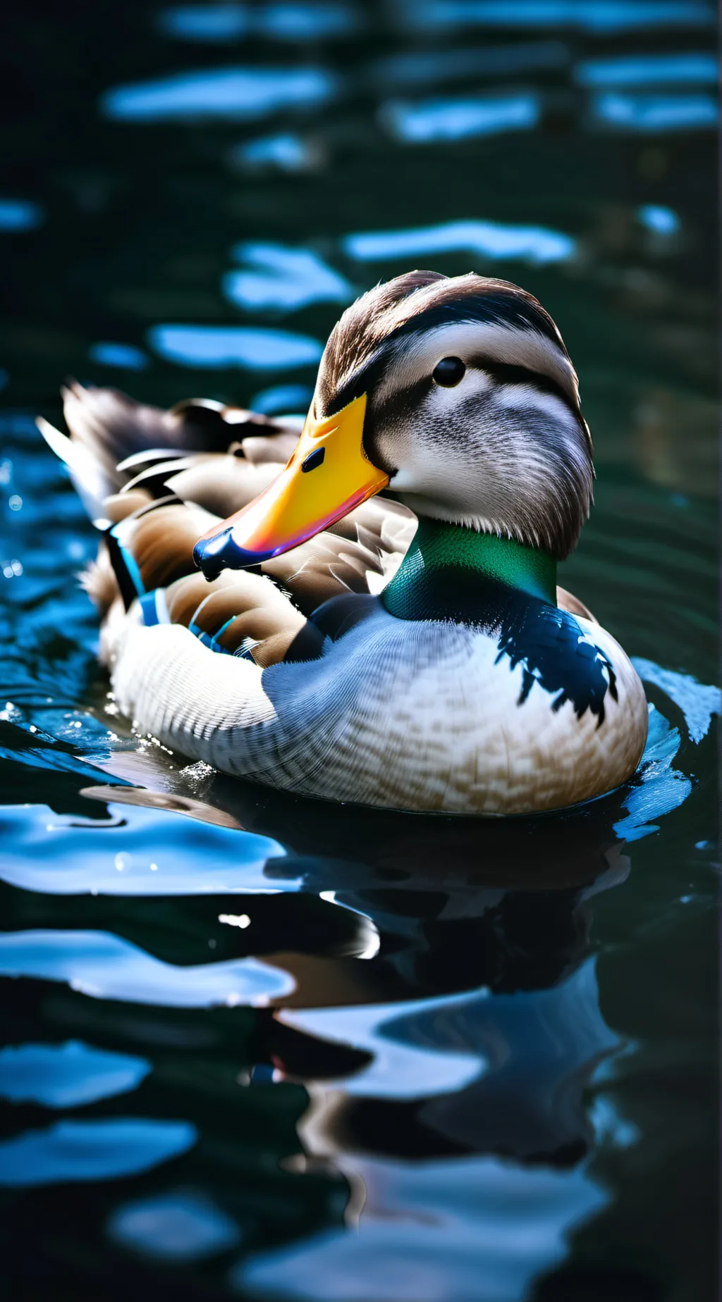 ai character: duck background