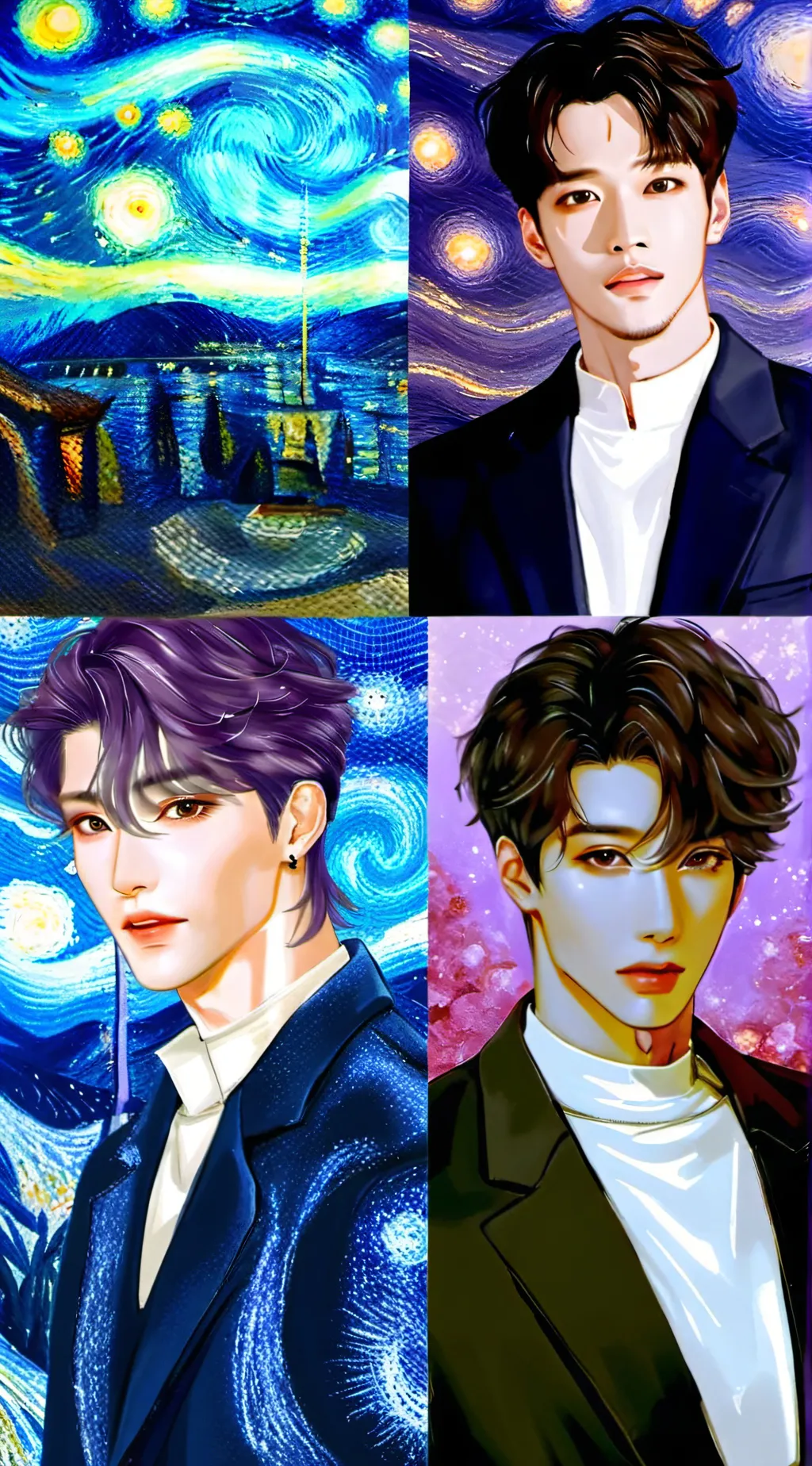 ai character: parallel world background