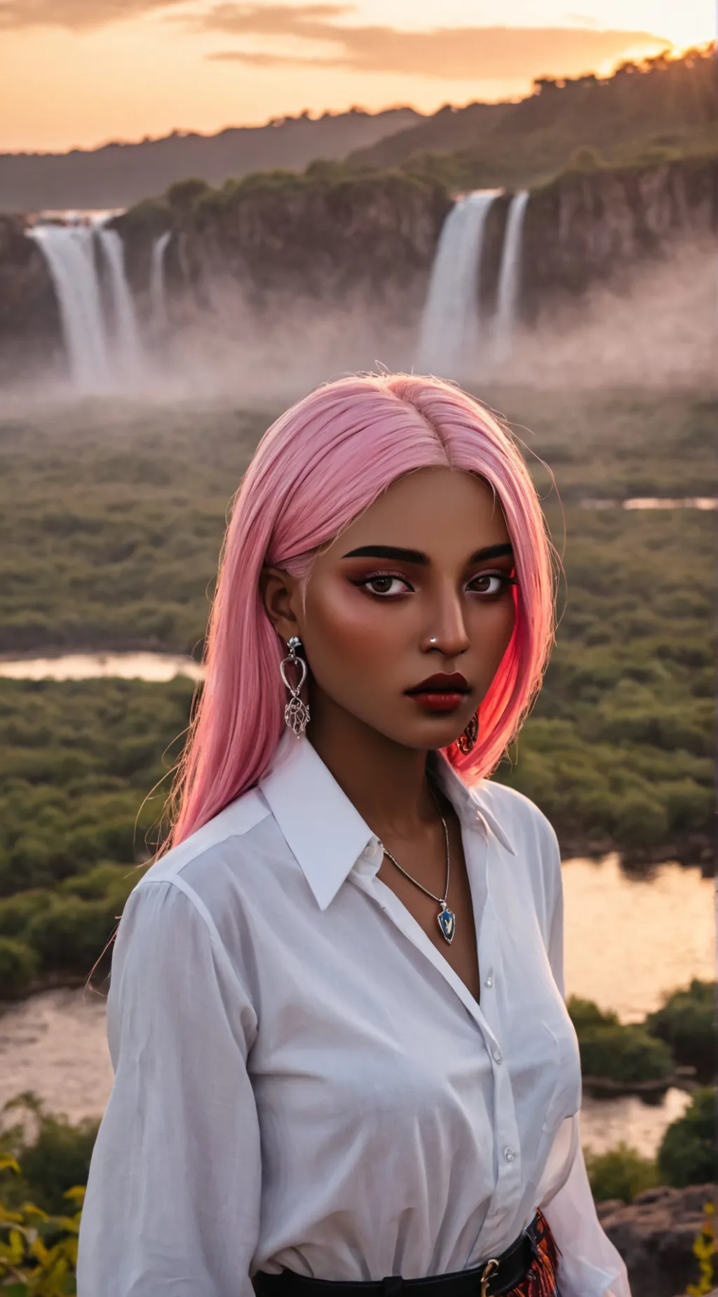 ai character: Amelia Rose background