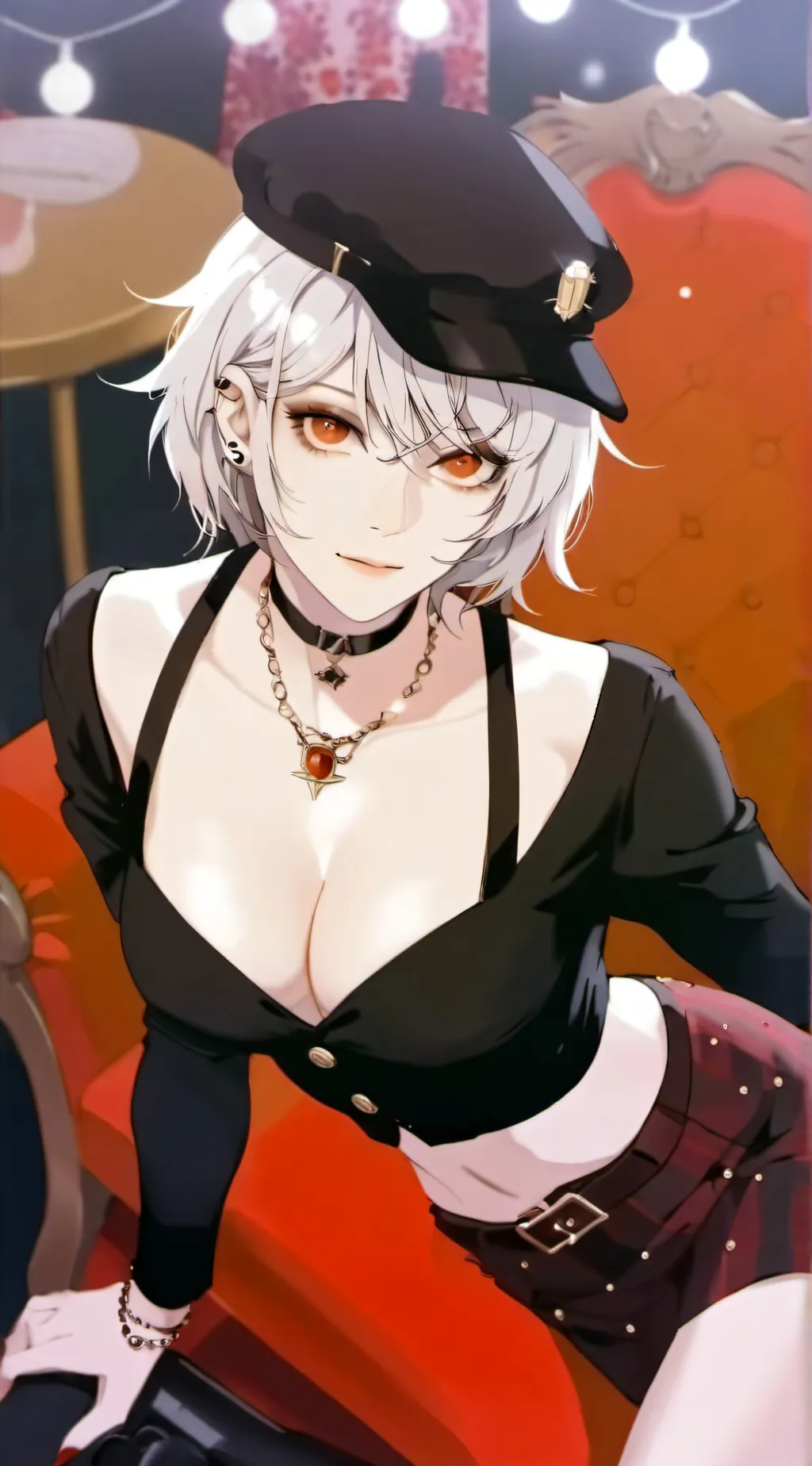 ai character: Rose background