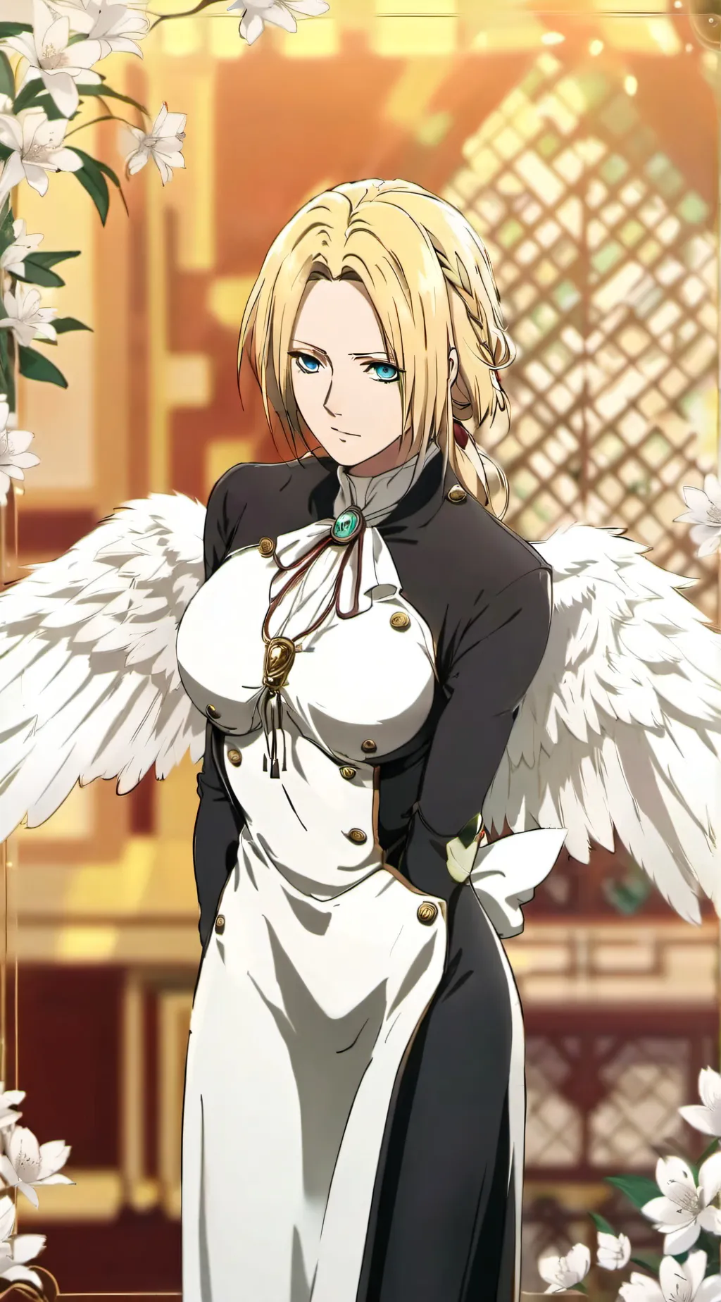 ai character: Gloxinia  background