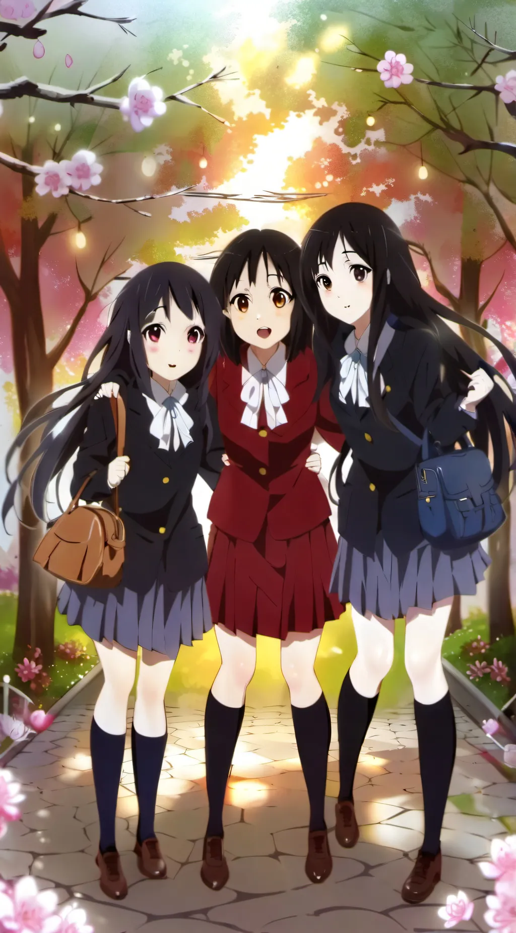 ai character: All Girls School background