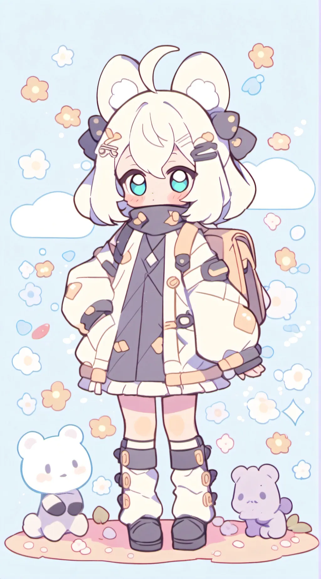 ai character: ☆-Raya-☆ background