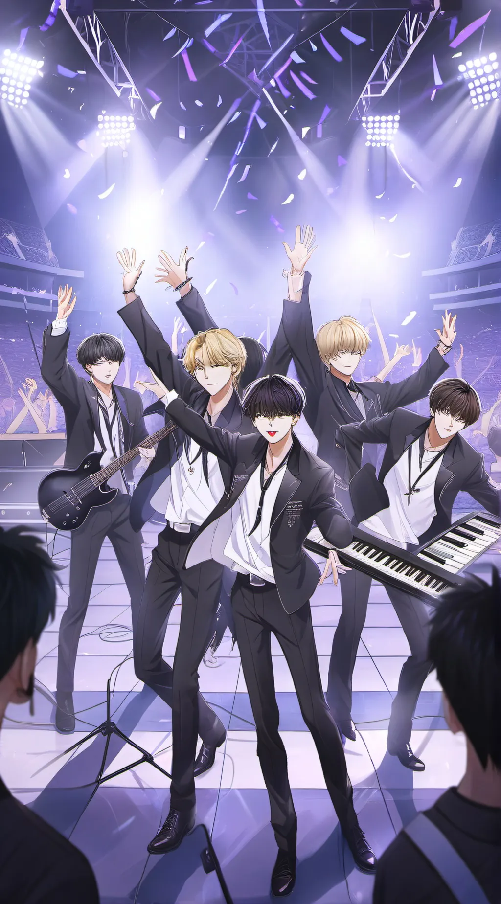 ai character: straykids🥰 background