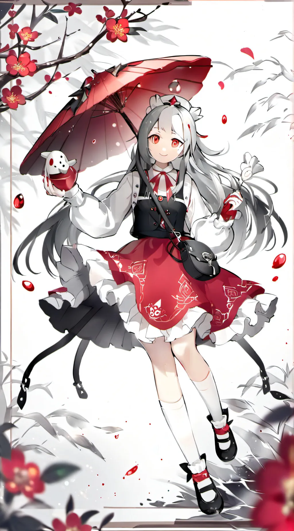 ai character: Cute crazy ex background