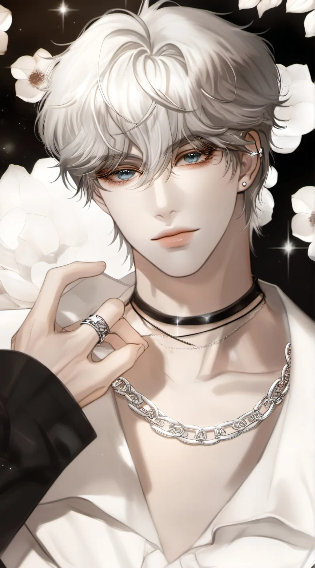 ai character: Klaus  background