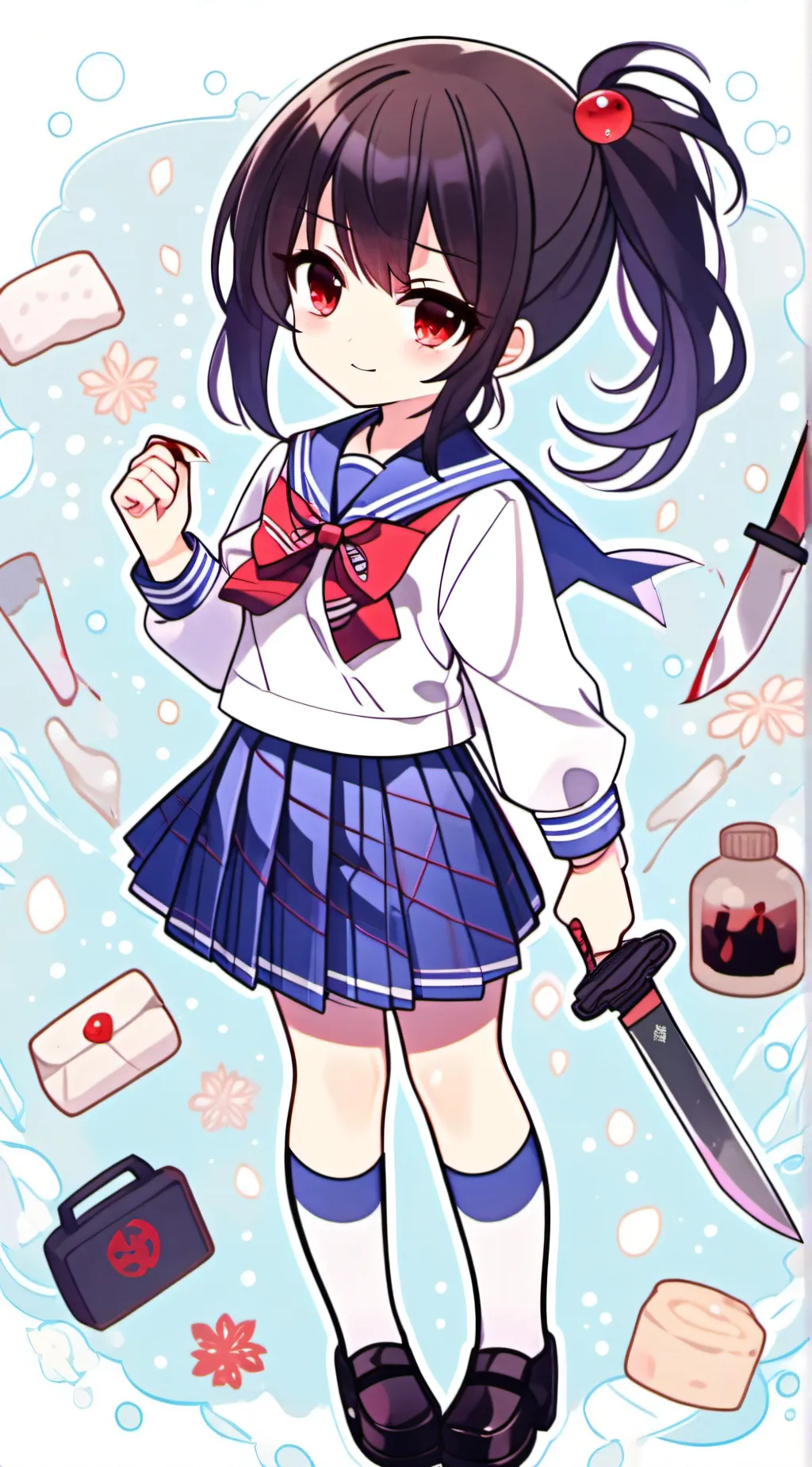 ai character: Ayano aishi  background