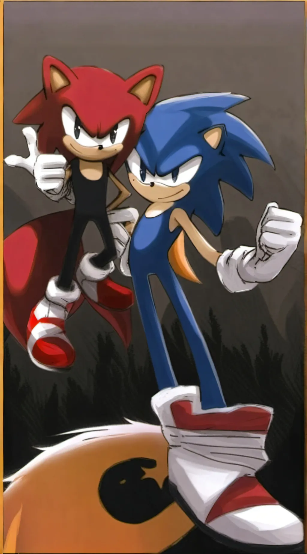 ai character: Sonic background