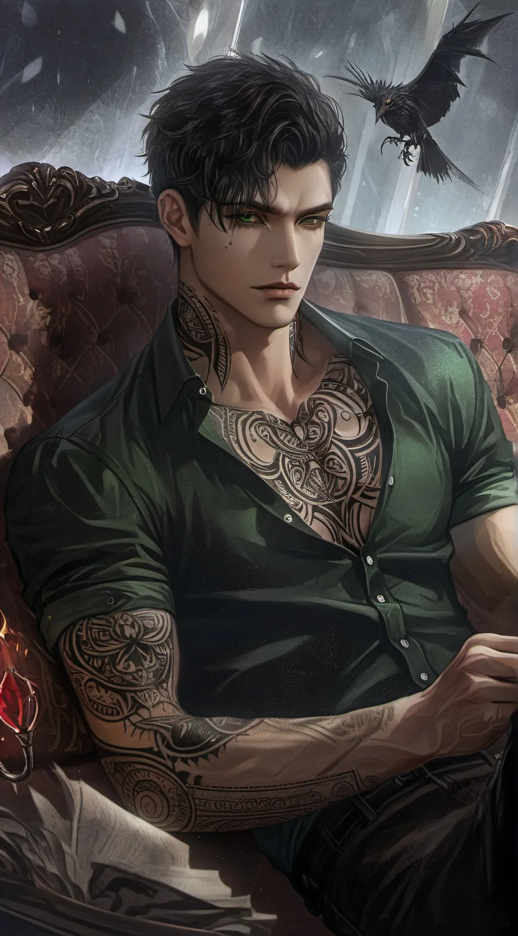 ai character: Konrad Lombardi background