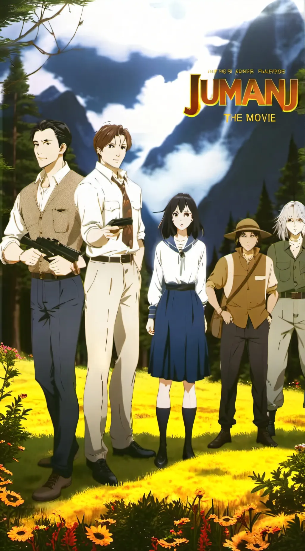 ai character: Jumanji 🤌 background