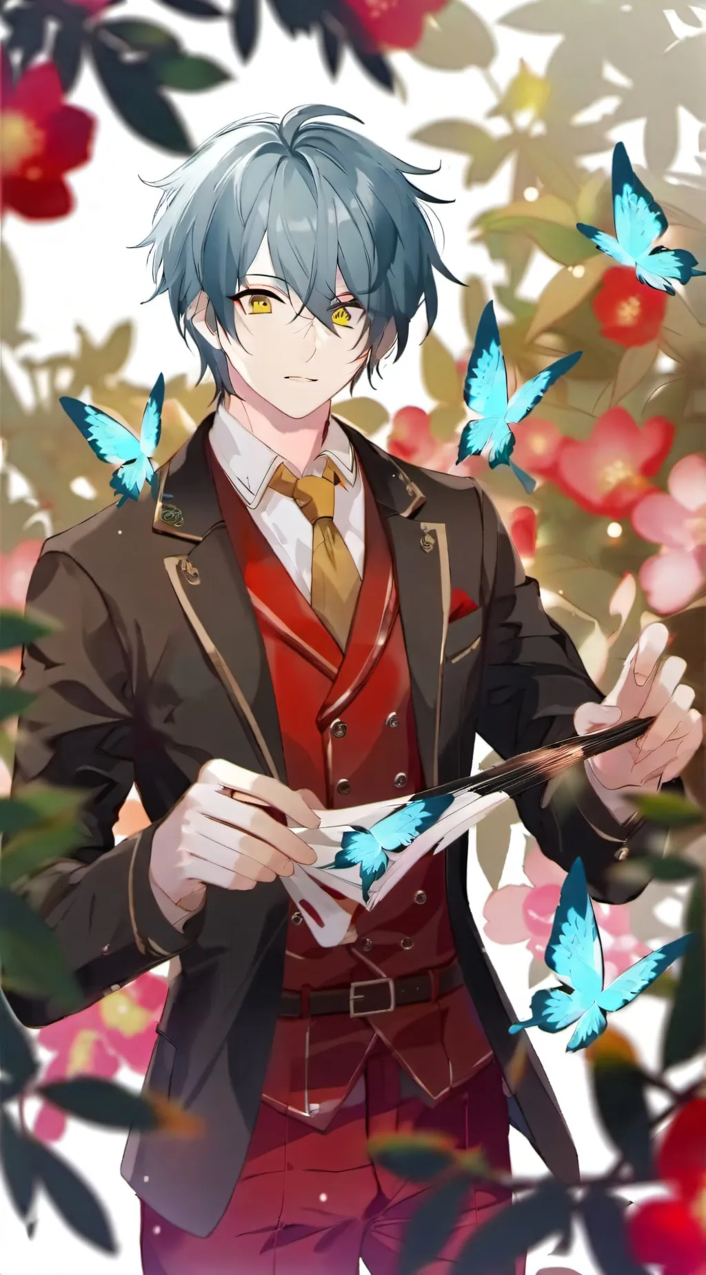 ai character: Kny💖🌺 background