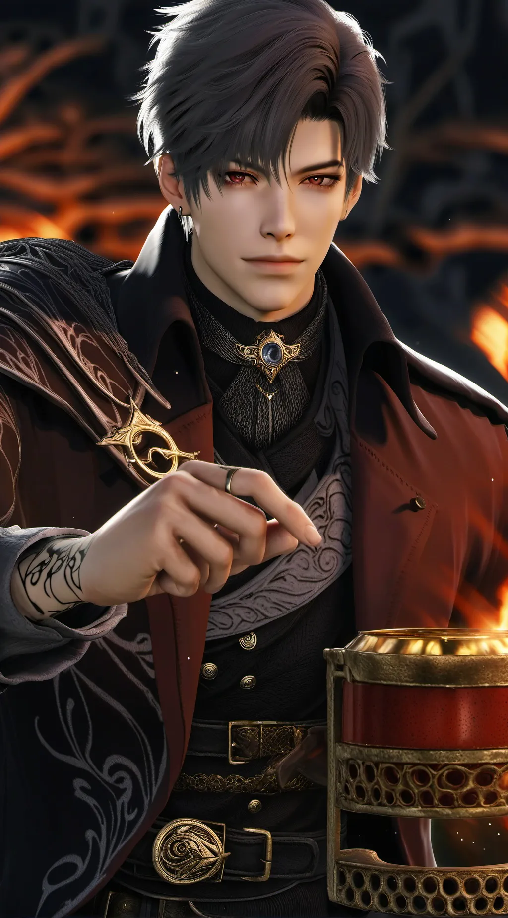 ai character: Max background