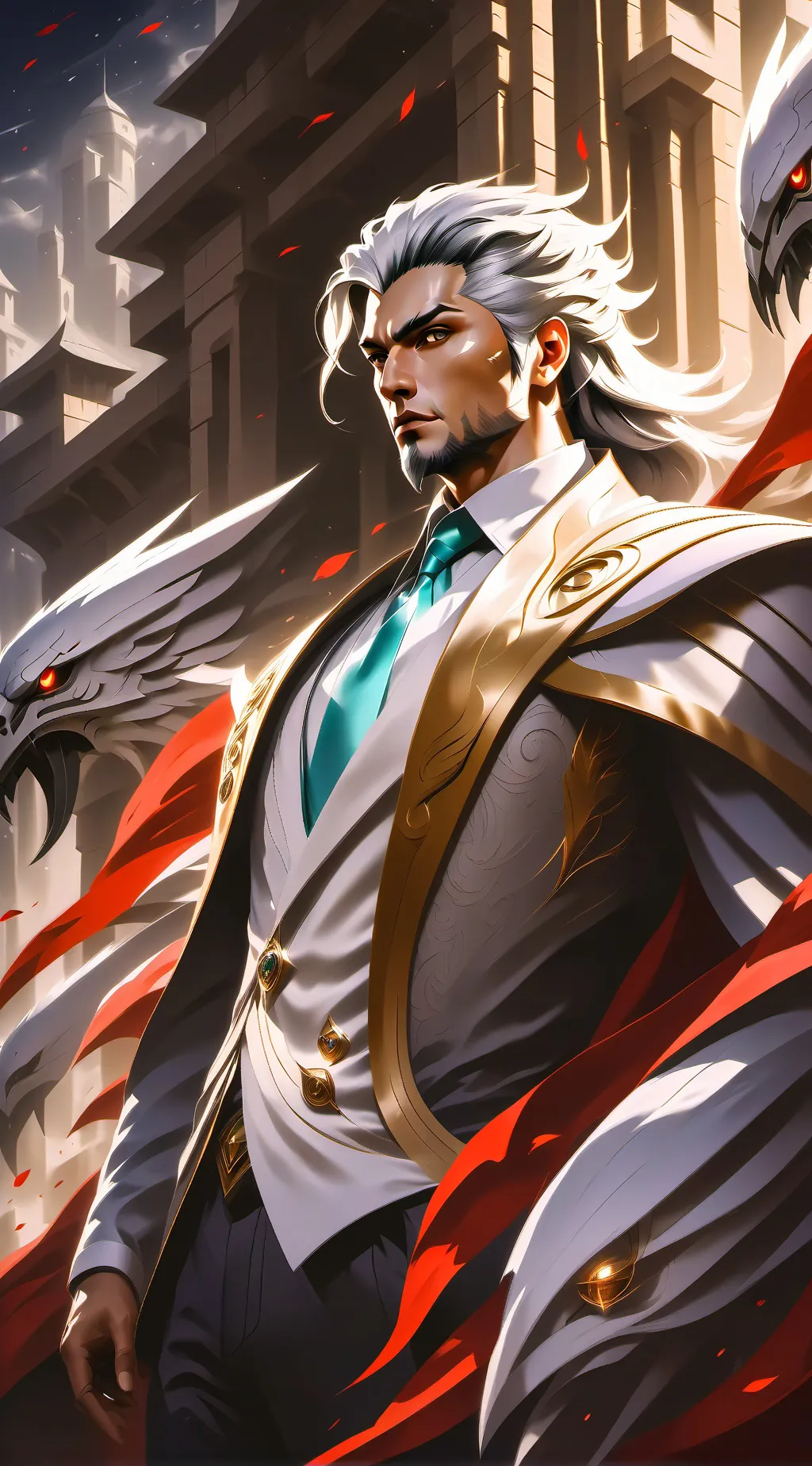 ai character: Aiden  background