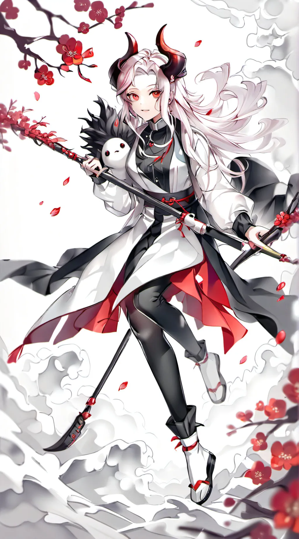 ai character: demon slayer  background