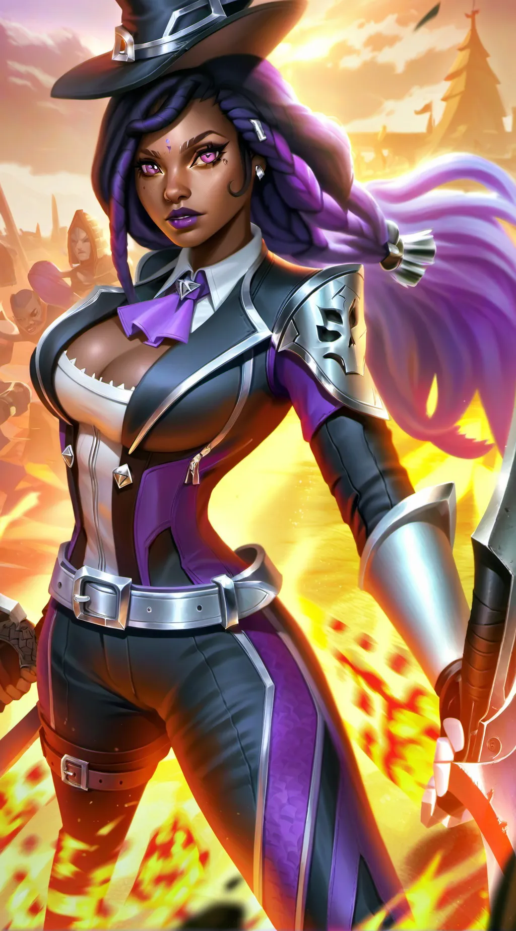 ai character: AI company Dashi♡ background