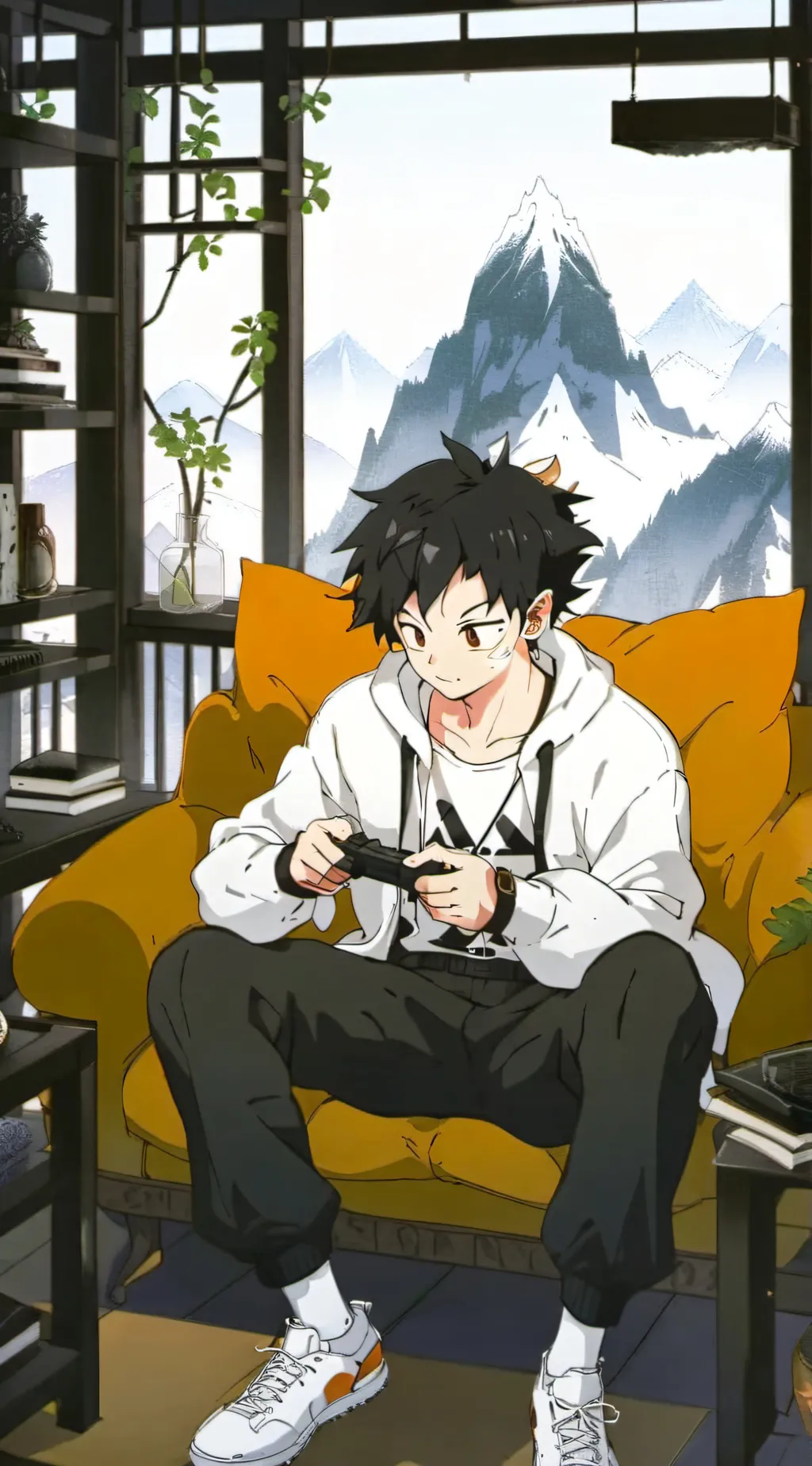 ai character: Goten background