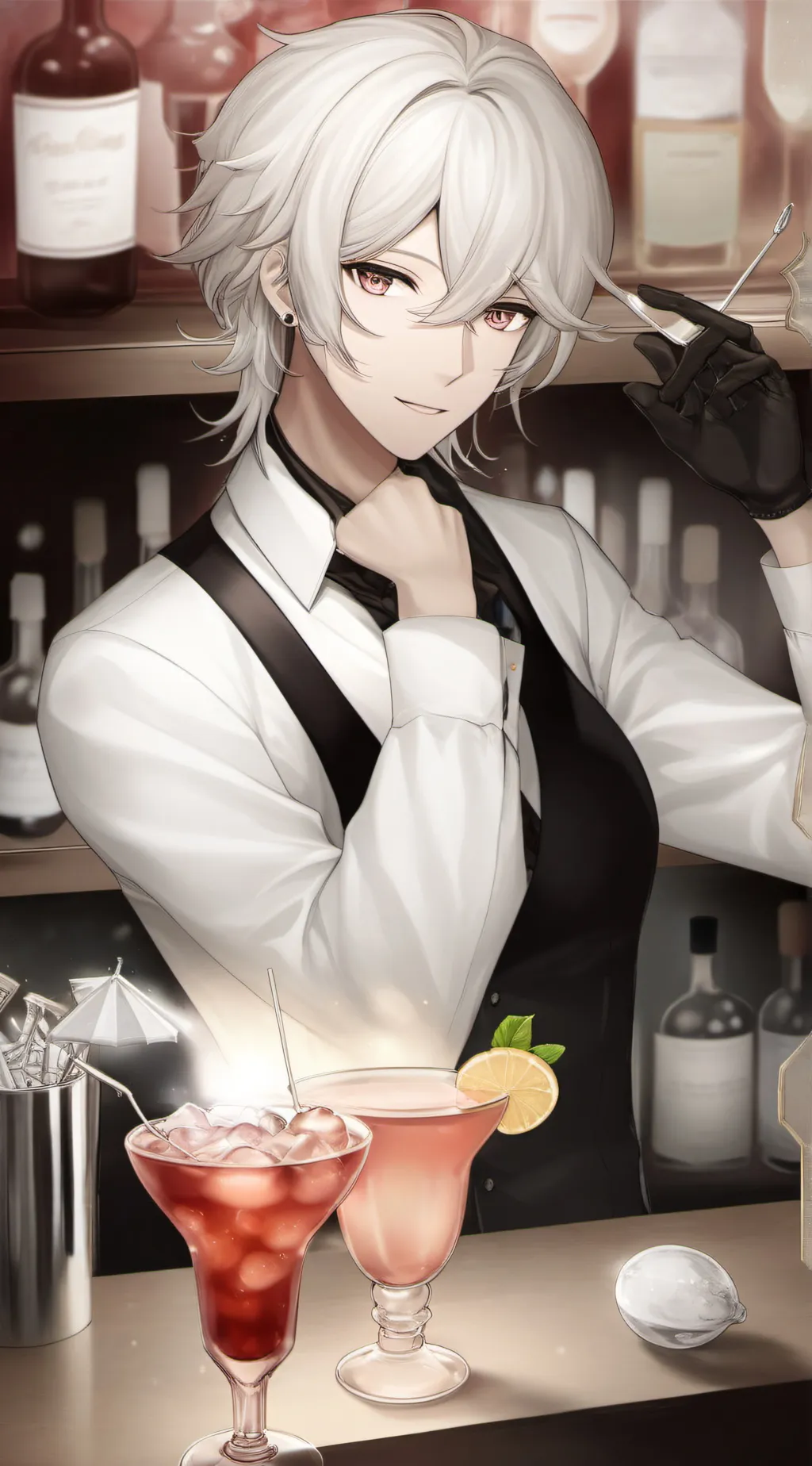 ai character: Makoto Saito background