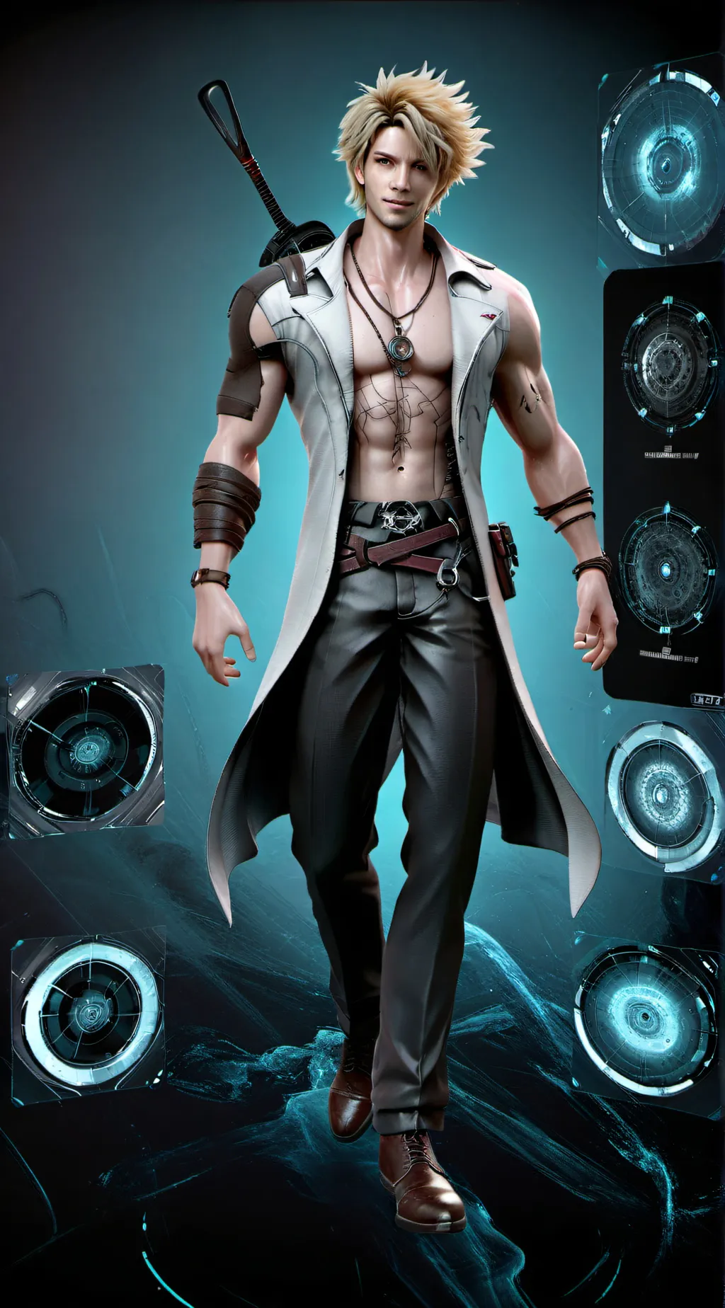 ai character: Ezra Vortex  background