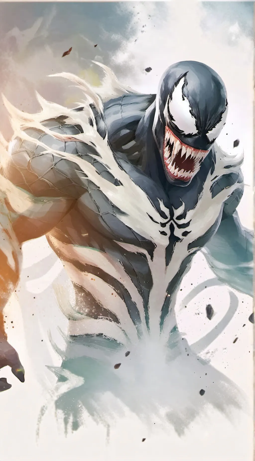 ai character: MHA × Venom background
