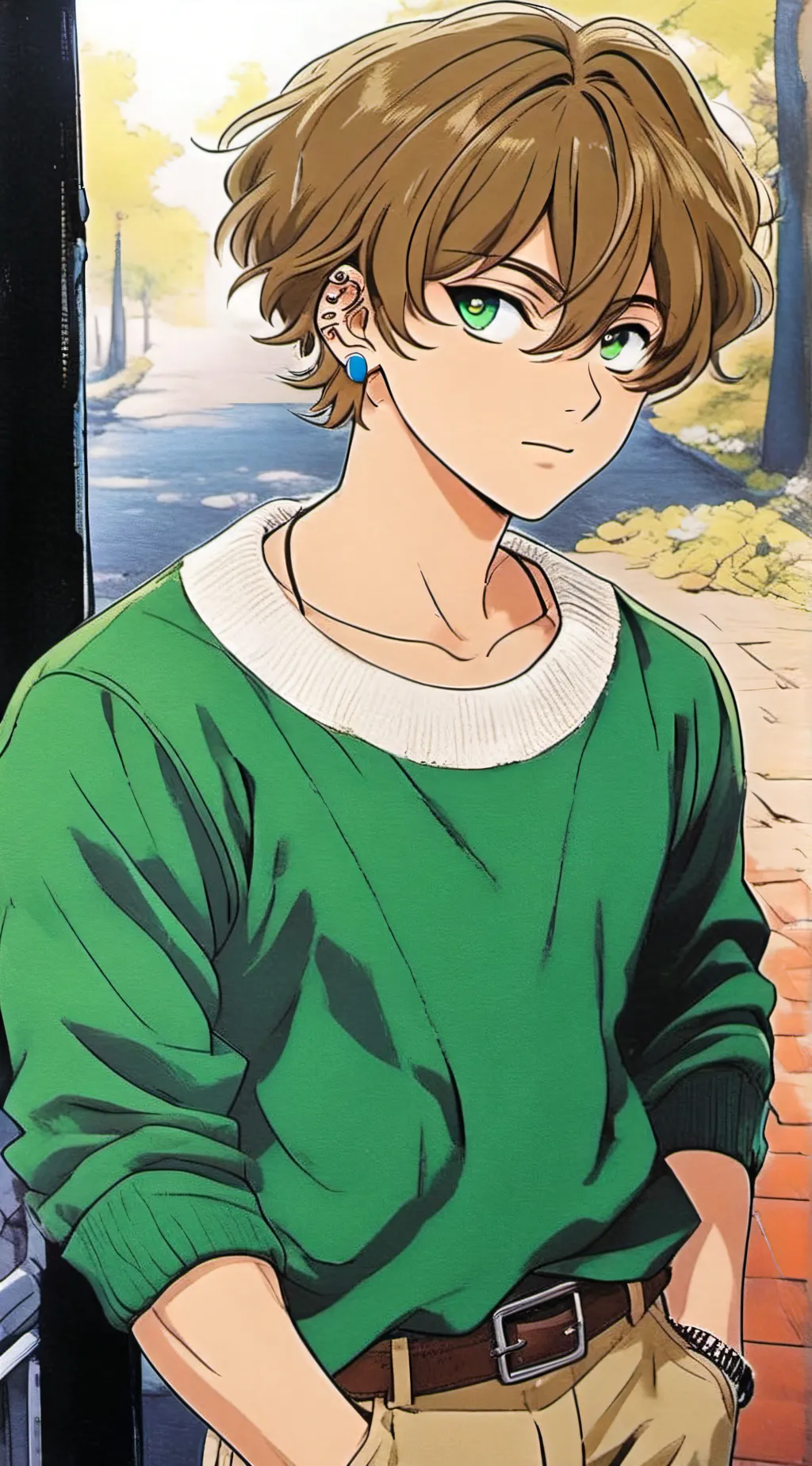 ai character: -Issac- background