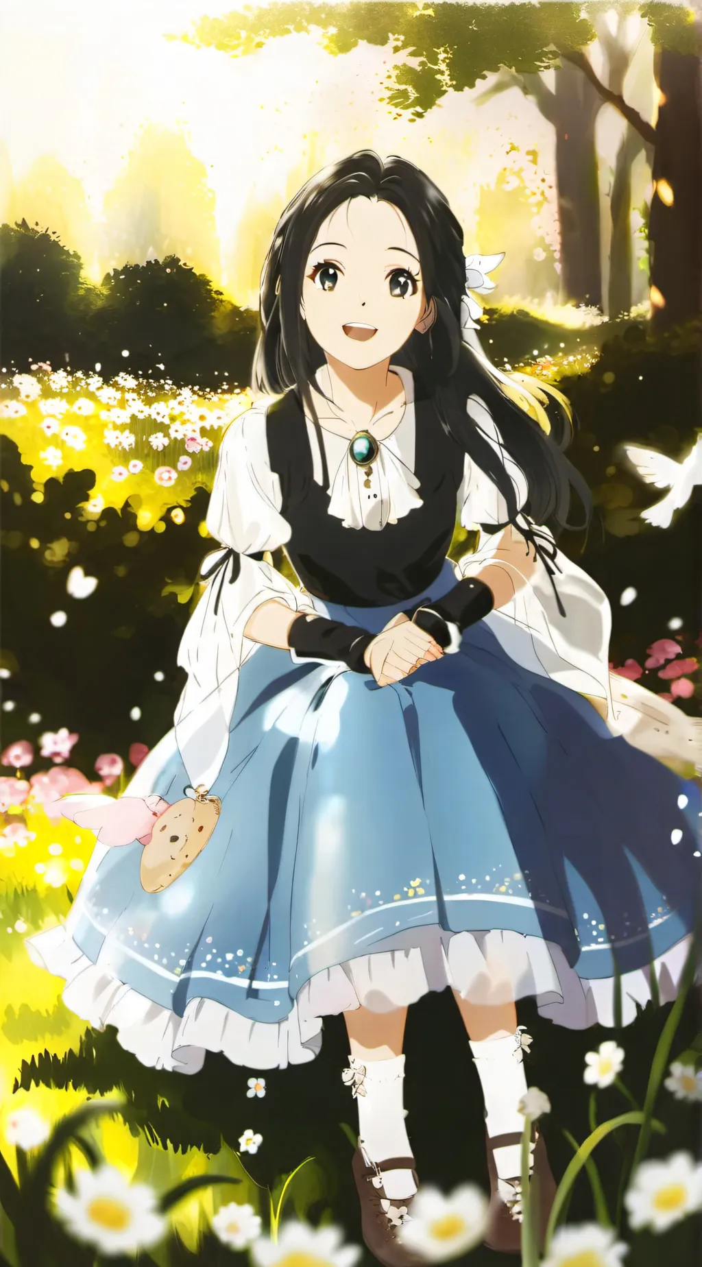 ai character: Lily background