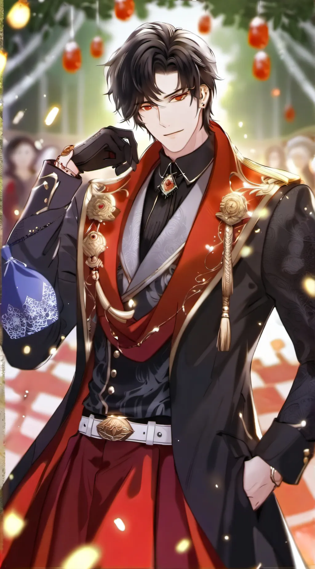 ai character: King Arthur  background