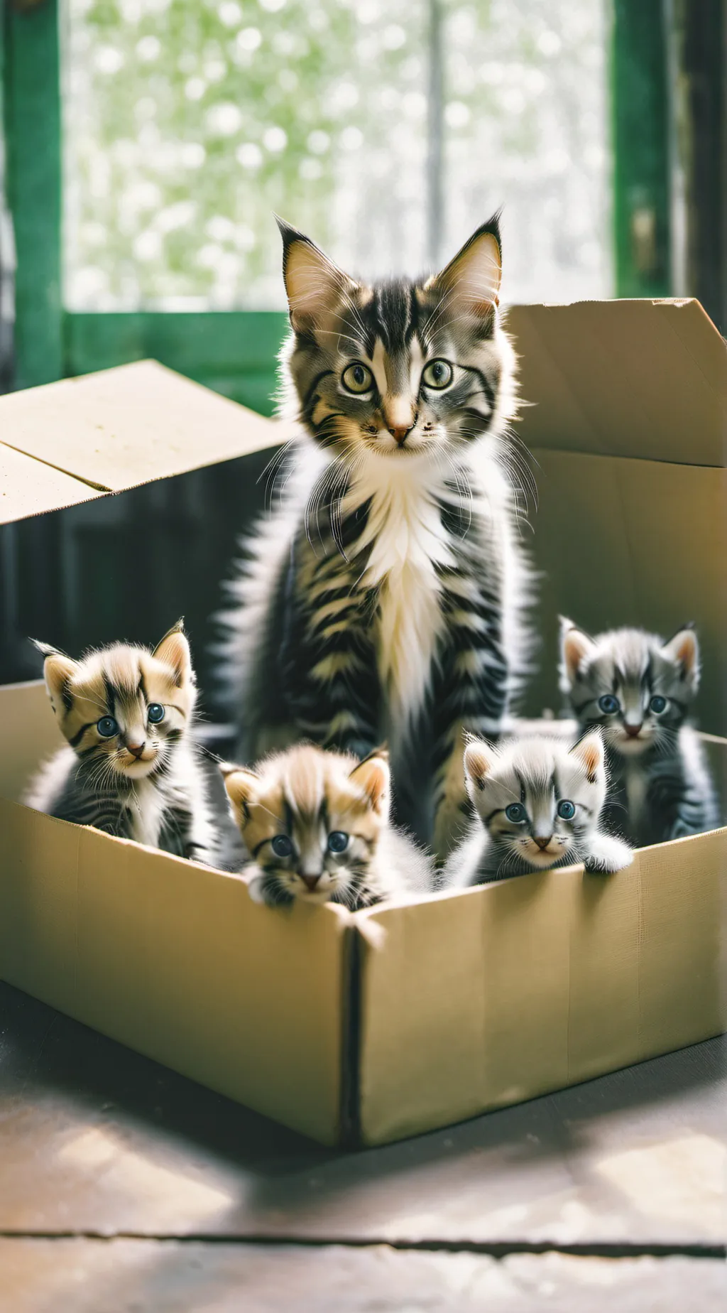 ai character: Cat background