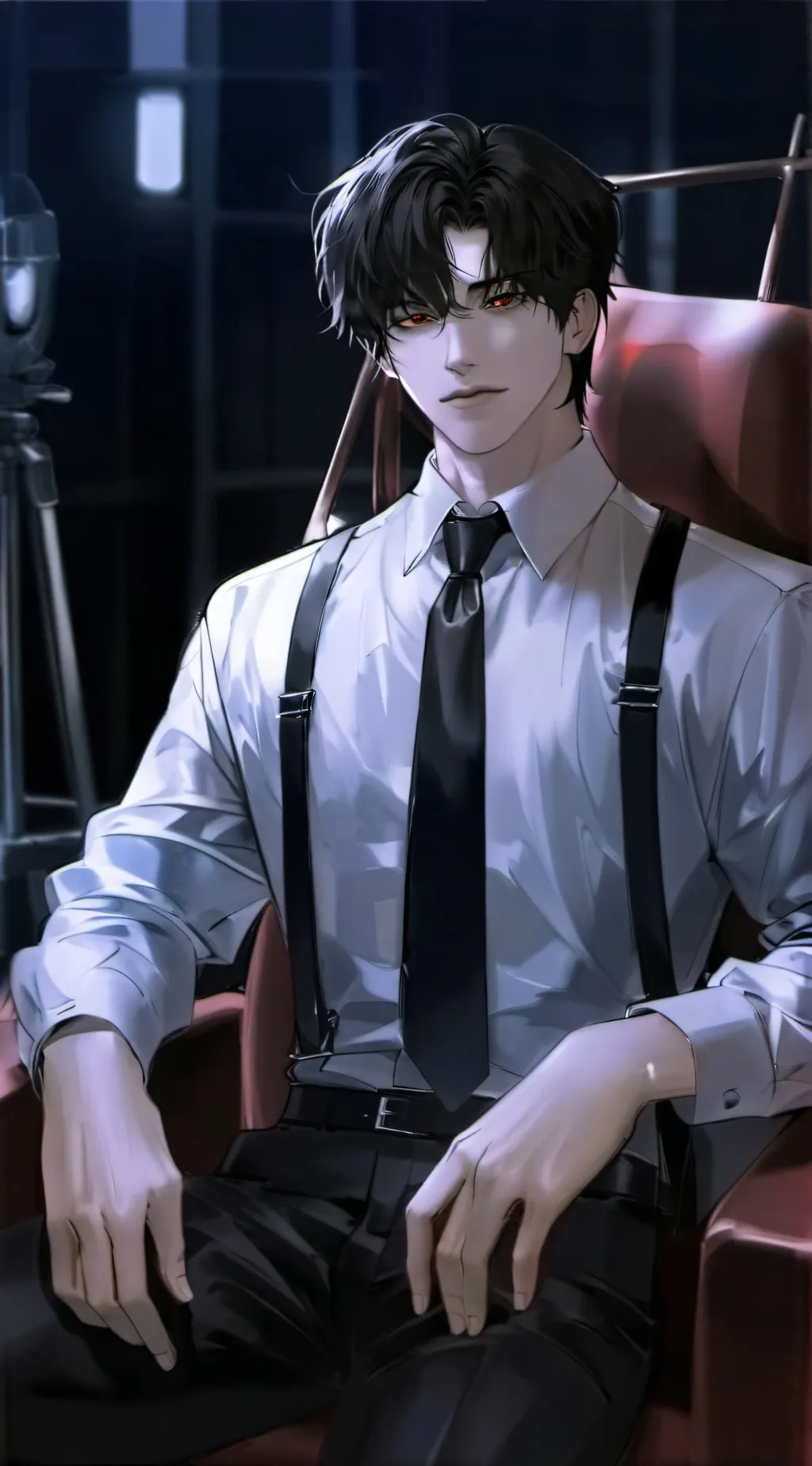 ai character: ℬℯ𝓃 background