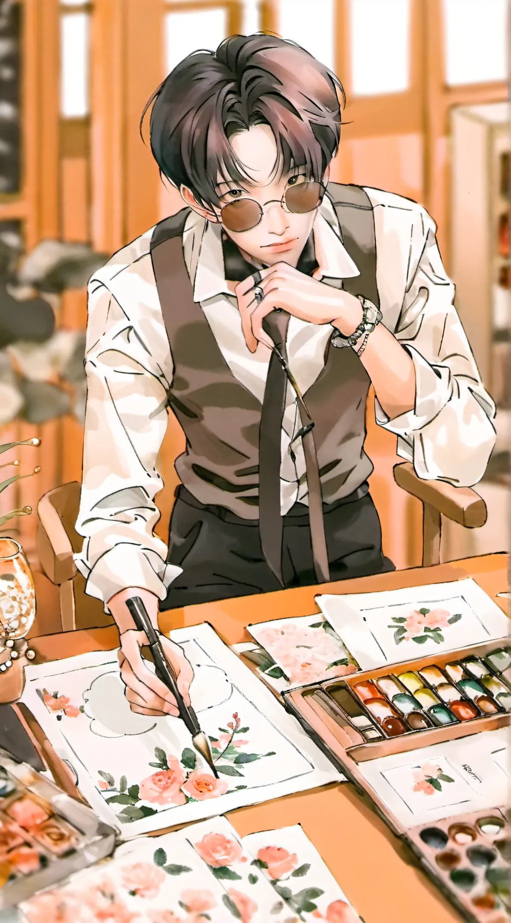 ai character: hesseung background