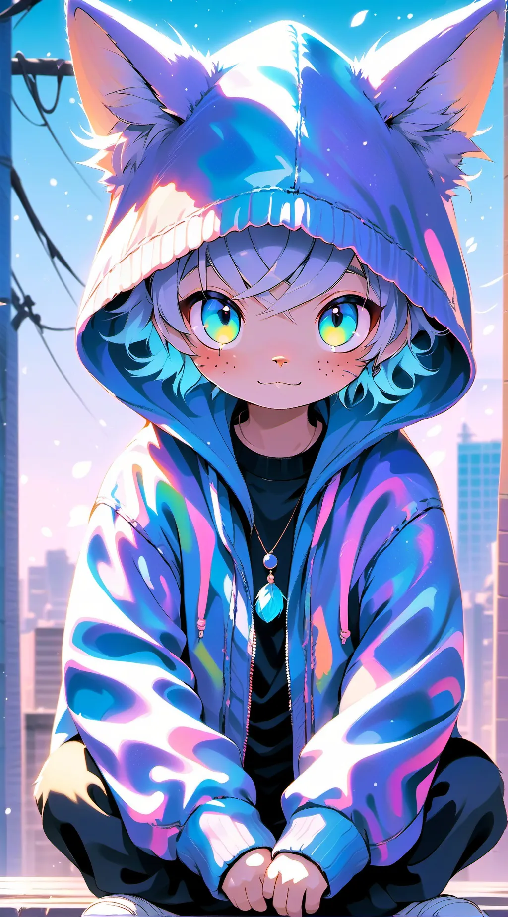 ai character: Ein background