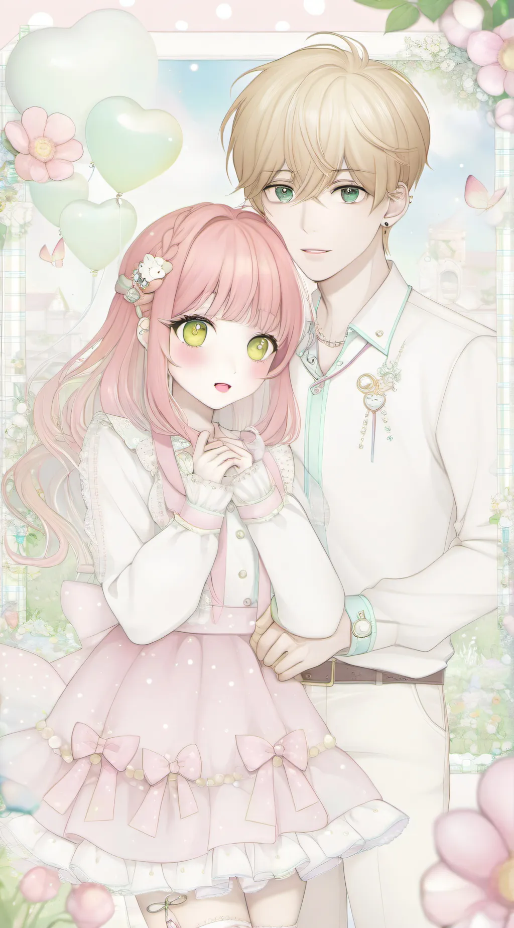 ai character: lily and jake background