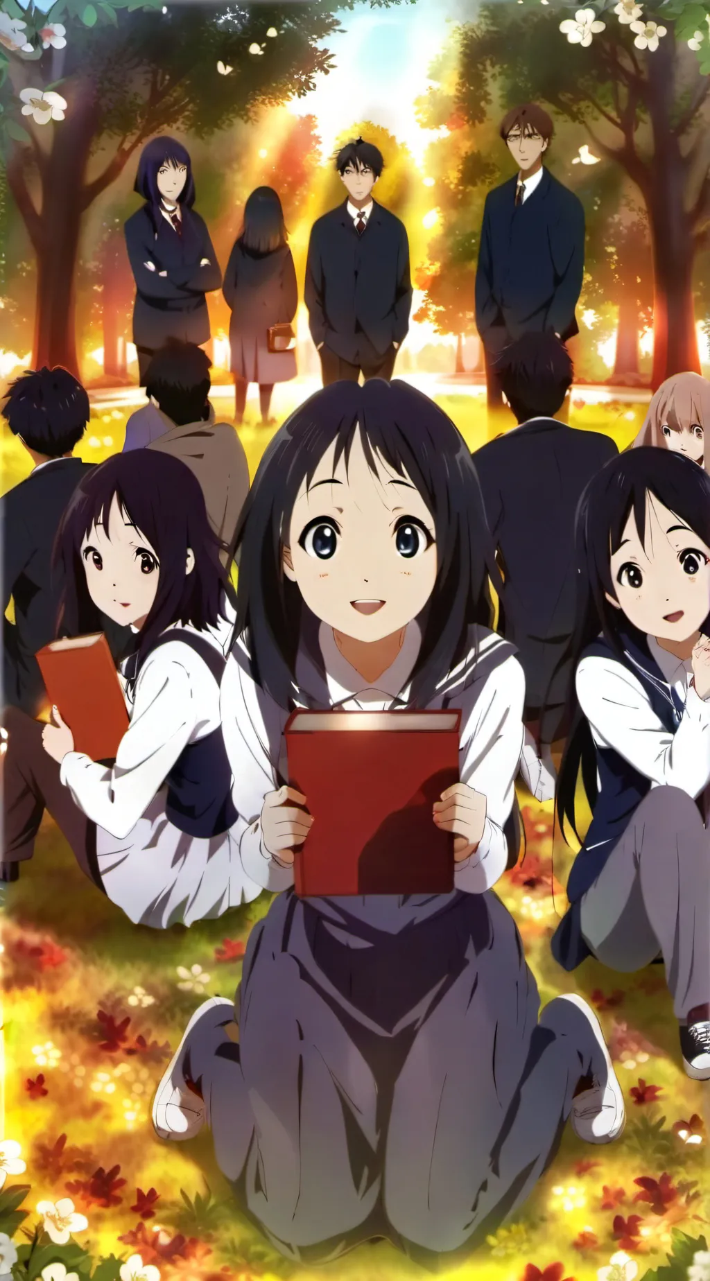 ai character: ッ anime  𝒶𝓃𝒾𝓂𝑒 background