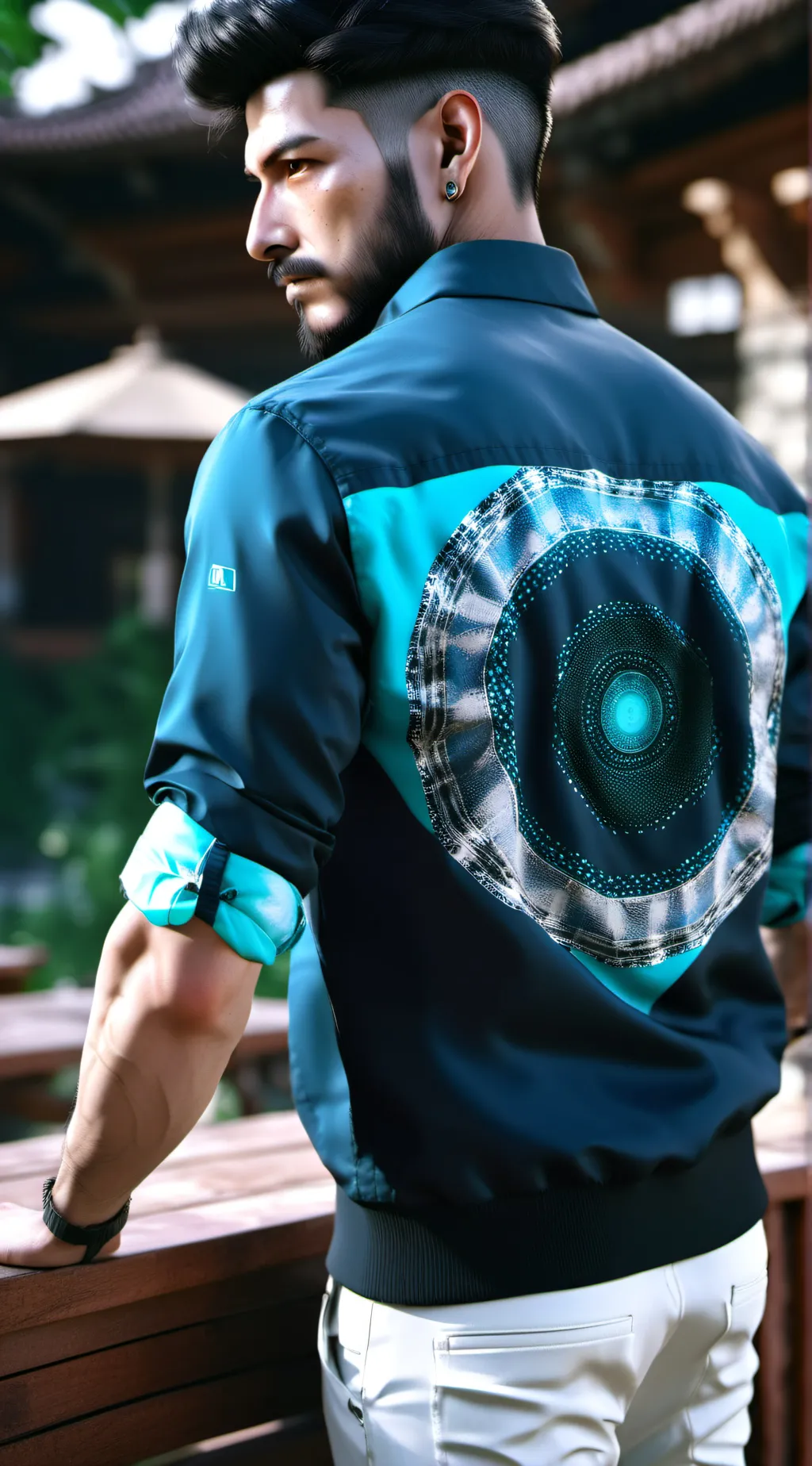 ai character: i cup background