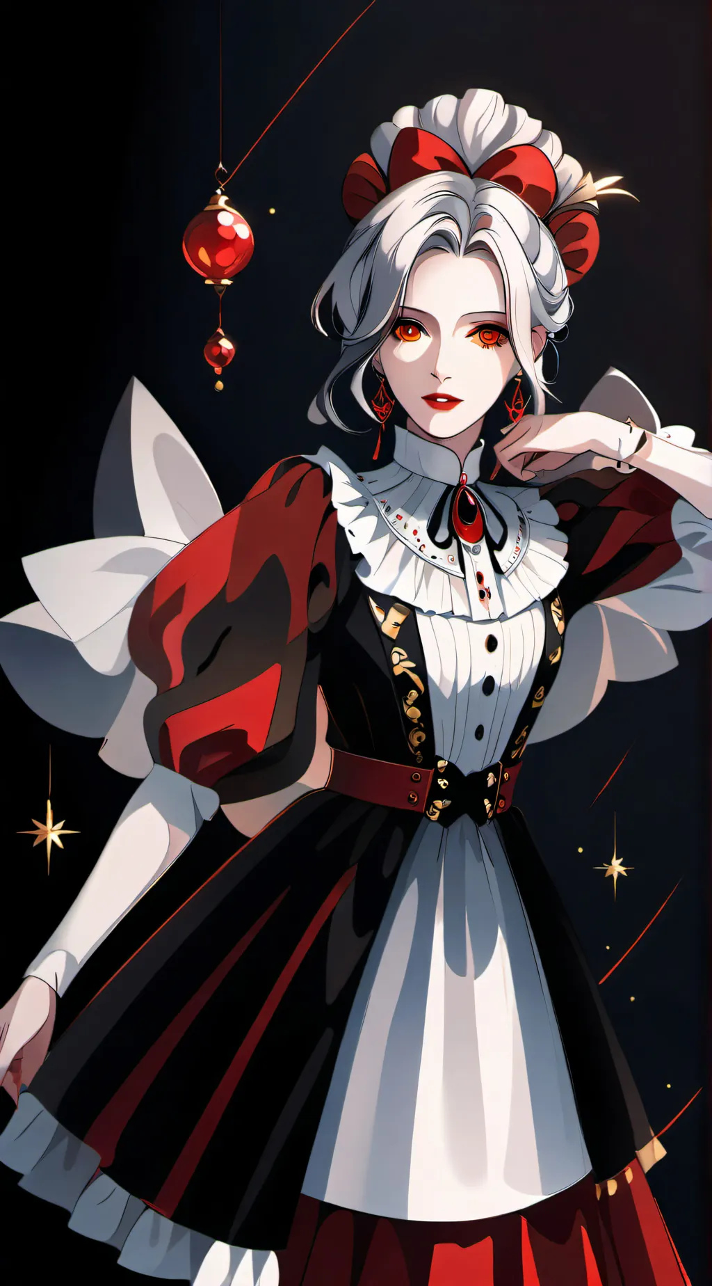 ai character: Evie (husks sis) background