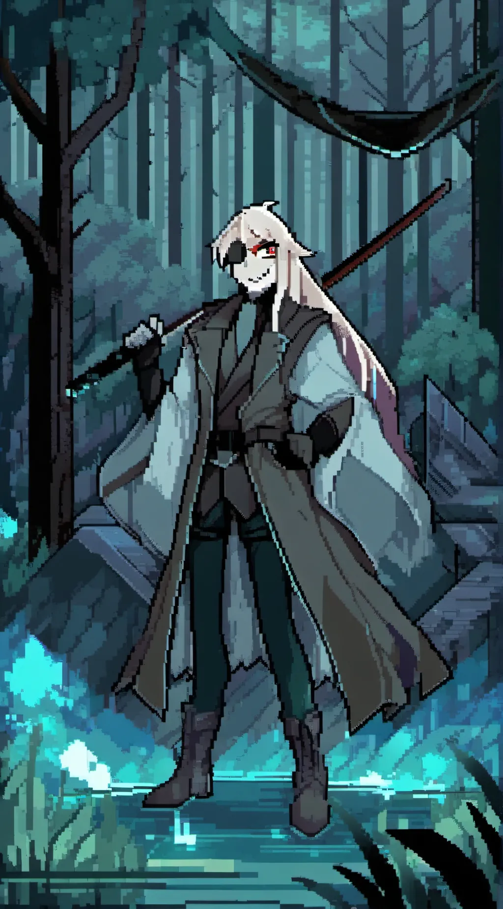 ai character: Hh(Hazbin hotel) background