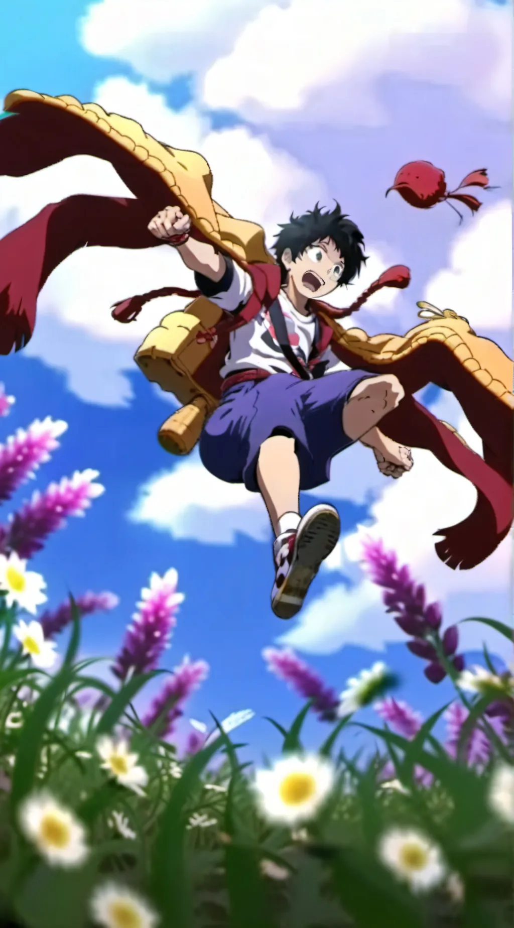 ai character: Izuku Fantasy AU background