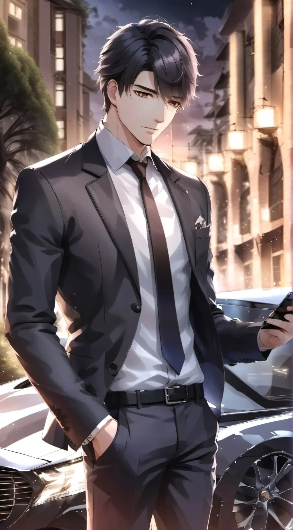 ai character: Adam Knight 💞 background