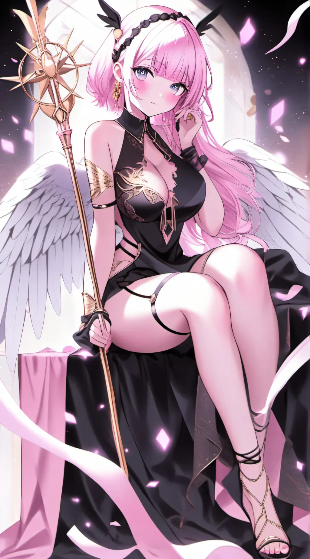 ai character: Fate girl background