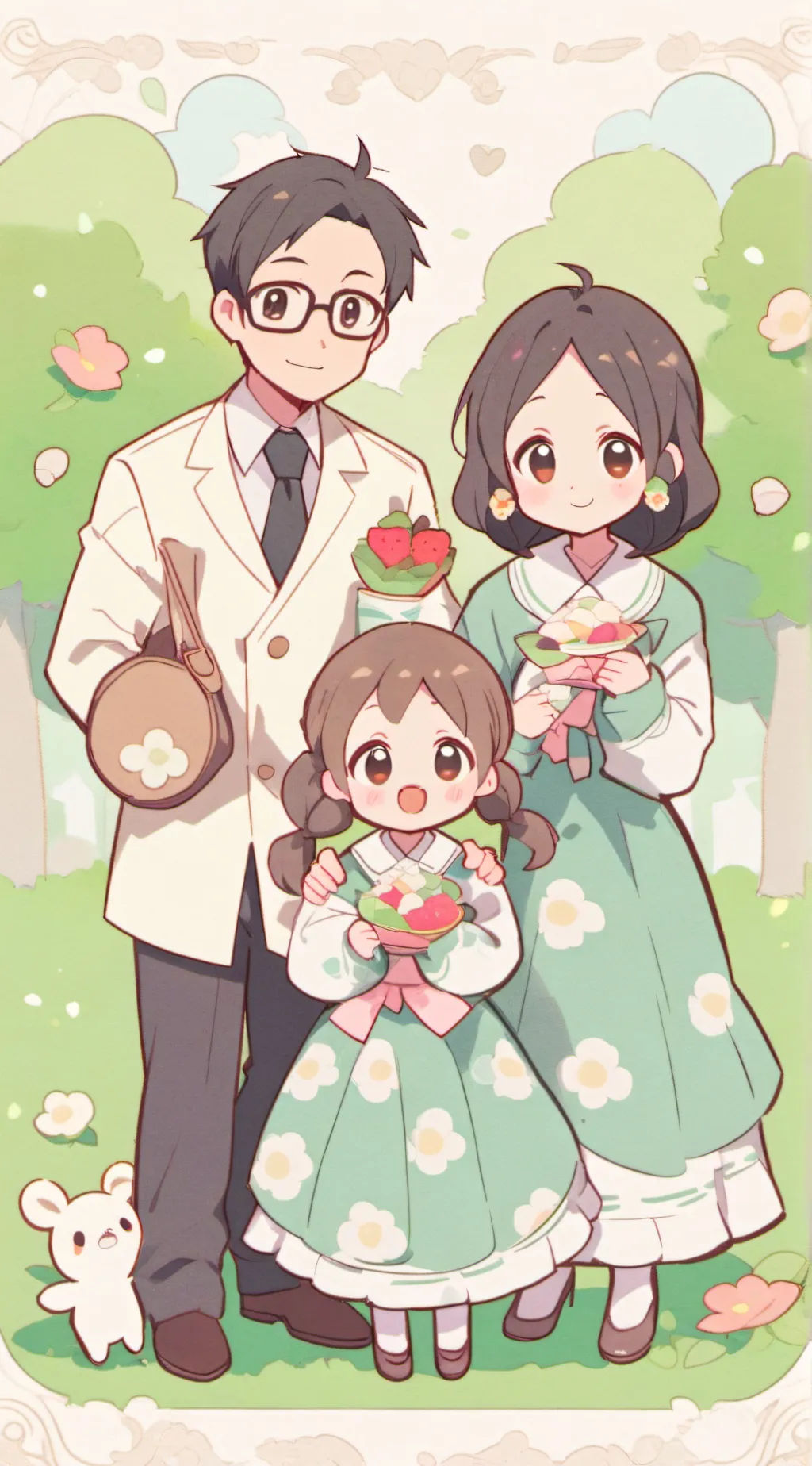 ai character: rid family❤️❤️❤️ background