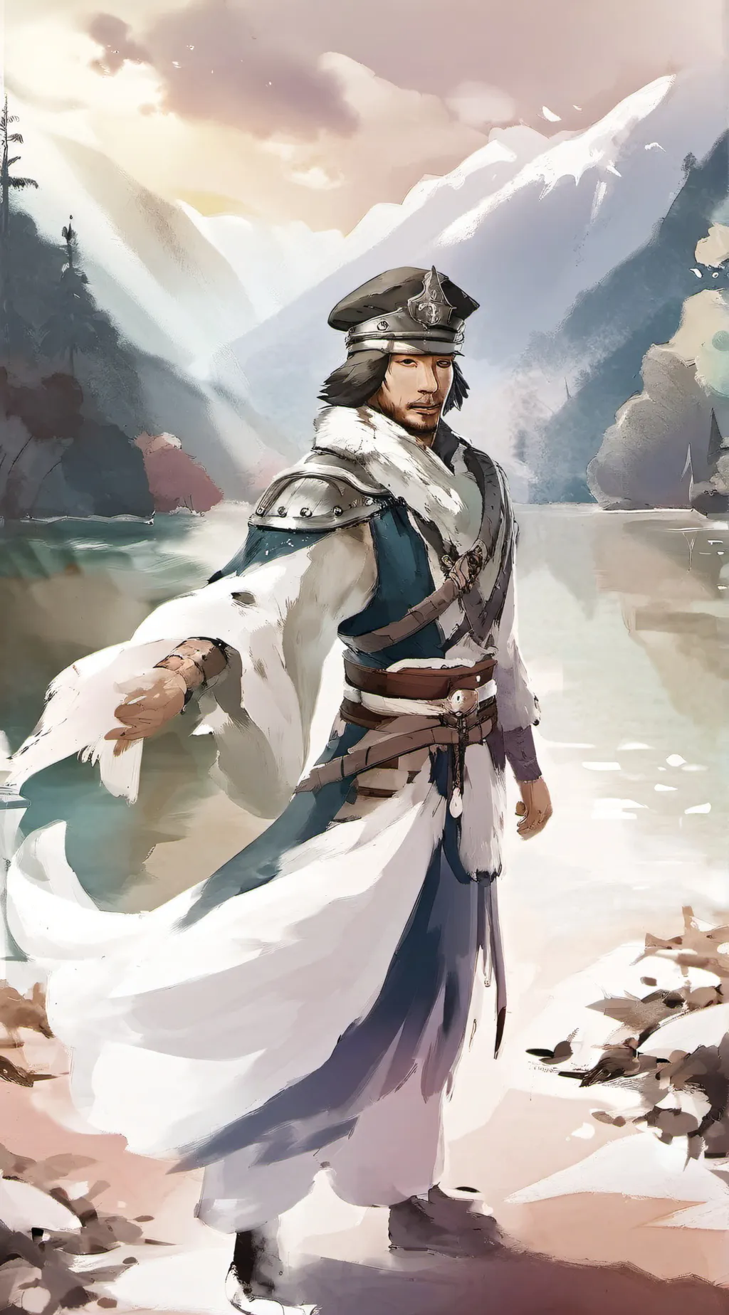 ai character: Battle of world background