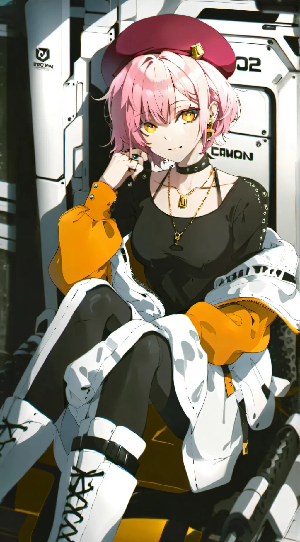 ai character: Cyborg background