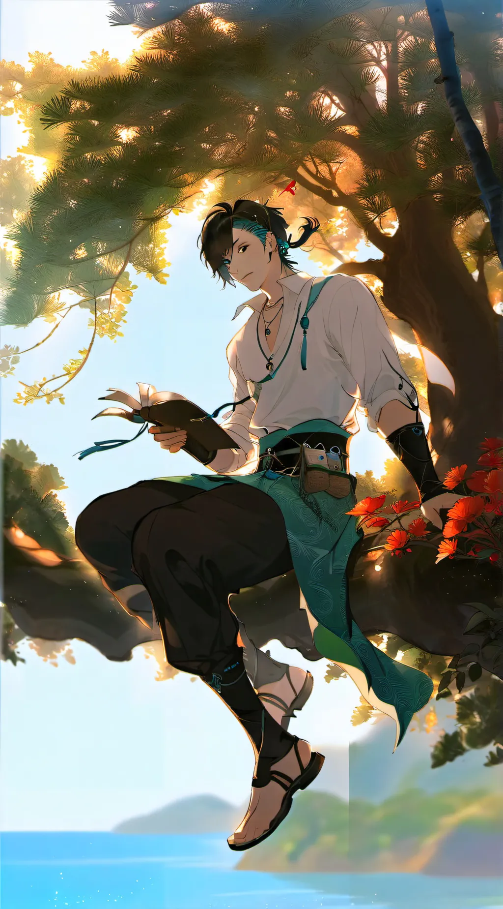 ai character: Trafalgar law  background