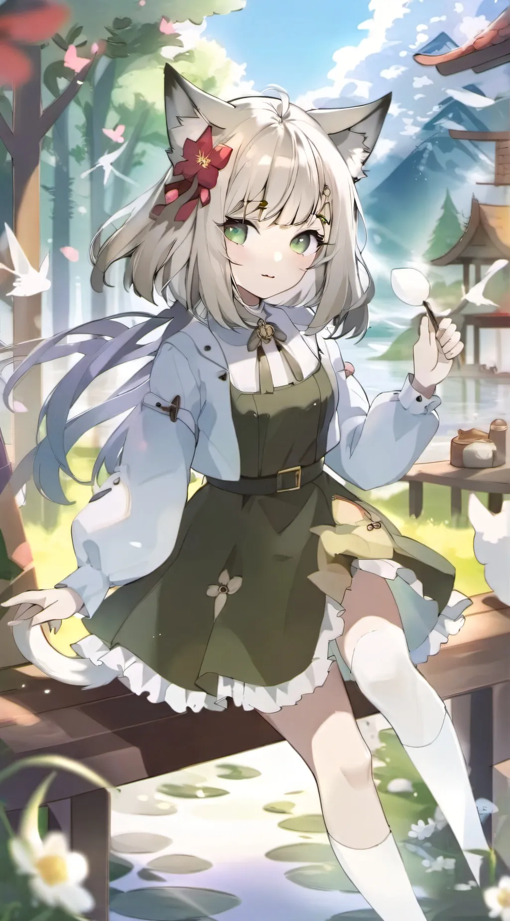 ai character: Yinyin Thomako background