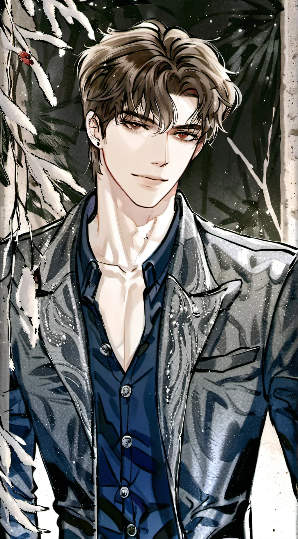 ai character: Justin  background