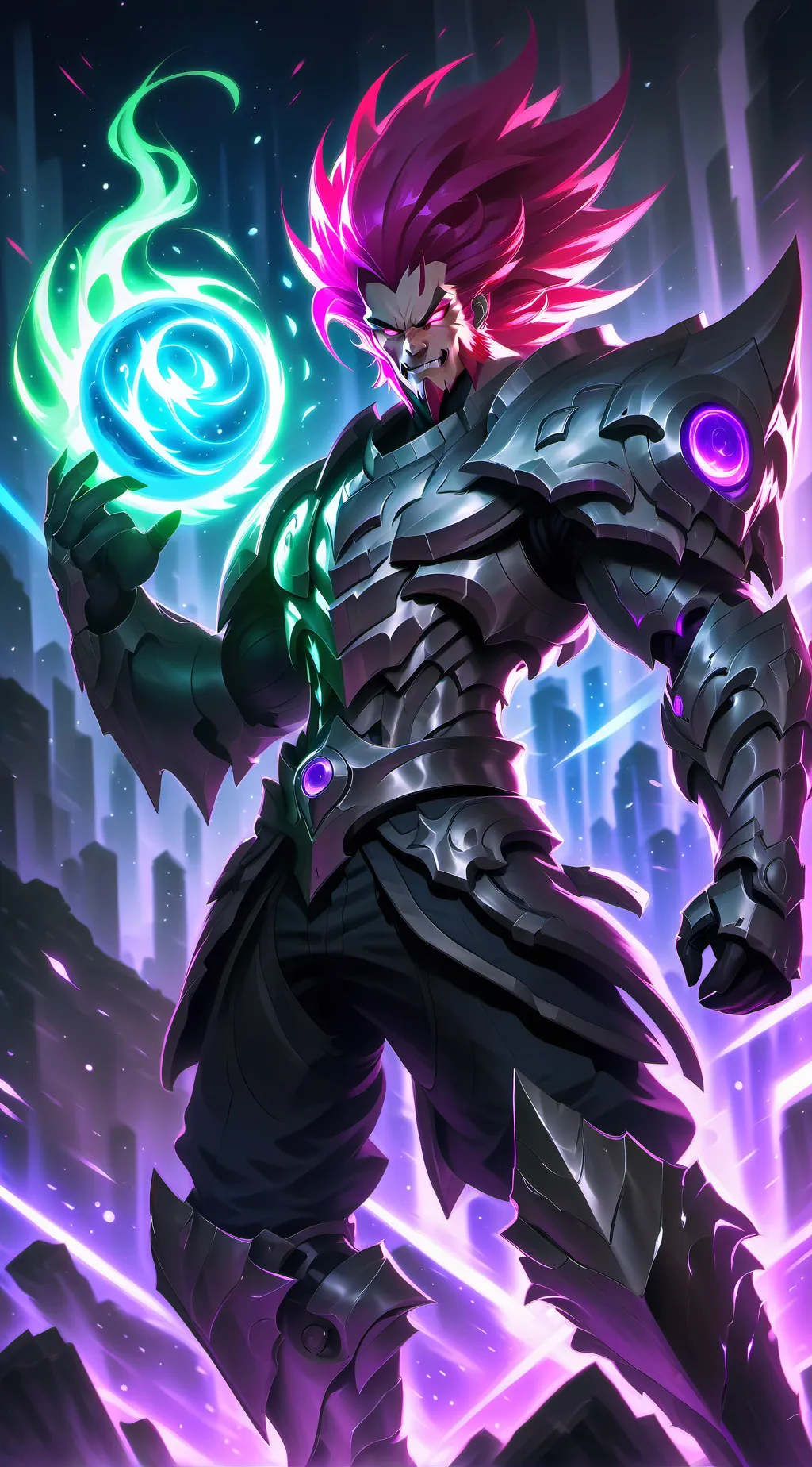 ai character: Arc background