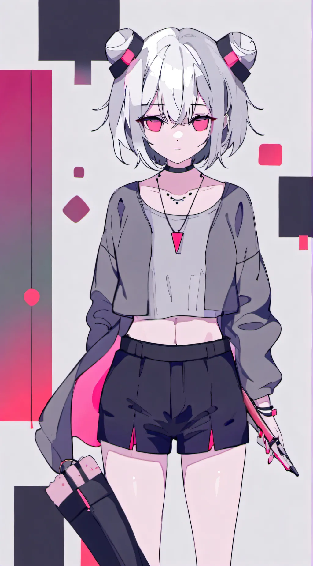 ai character: Coral background