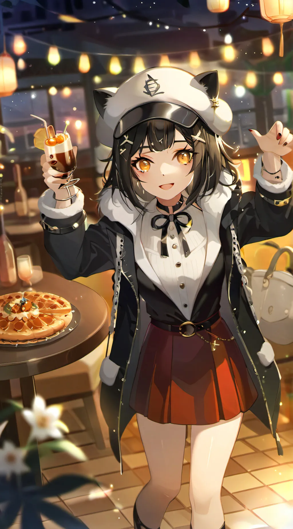 ai character: luna background