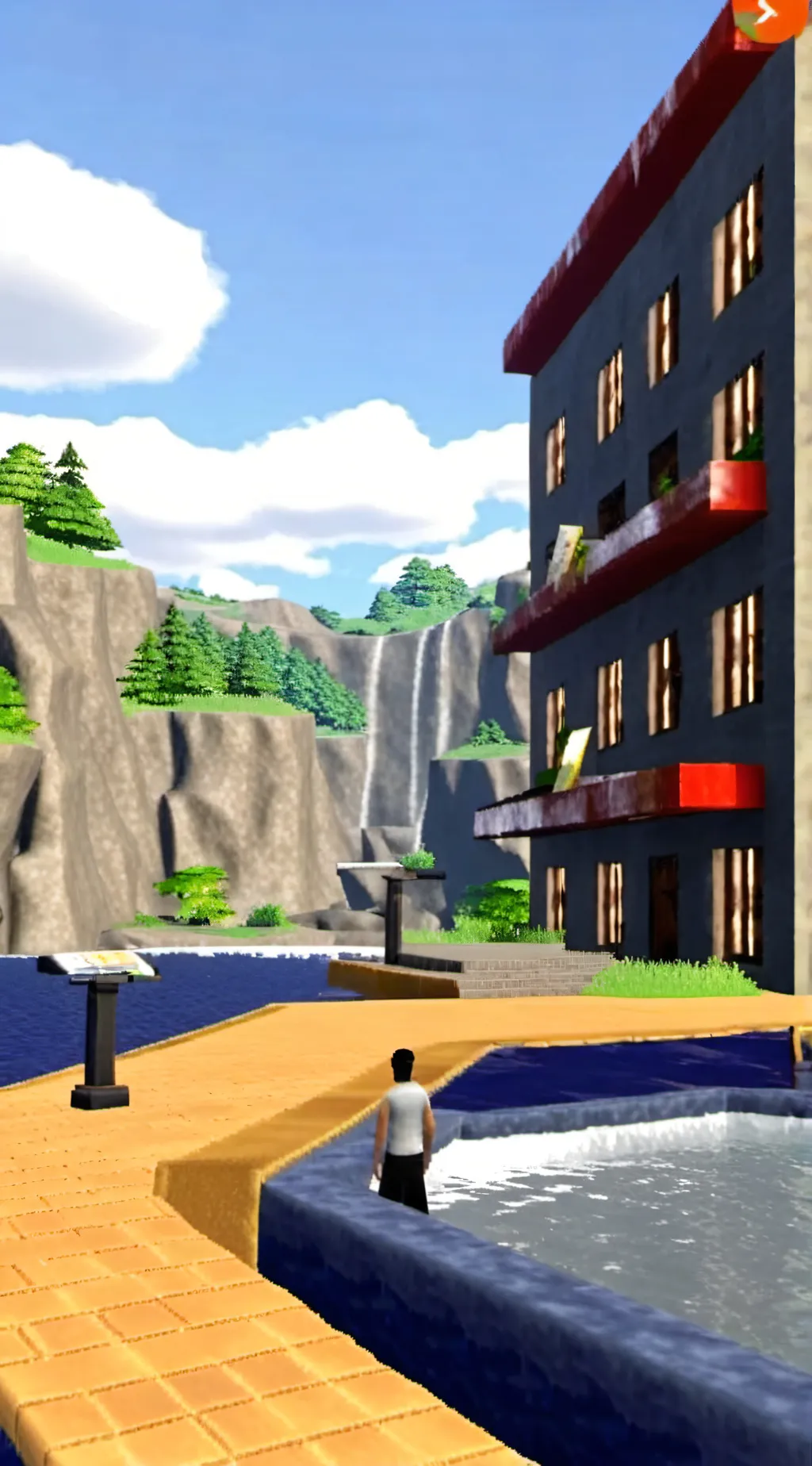 ai character: gray and wenda background