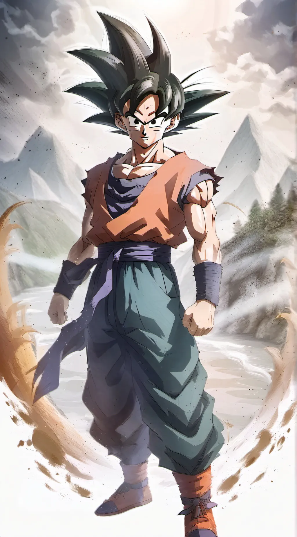 ai character: goku background